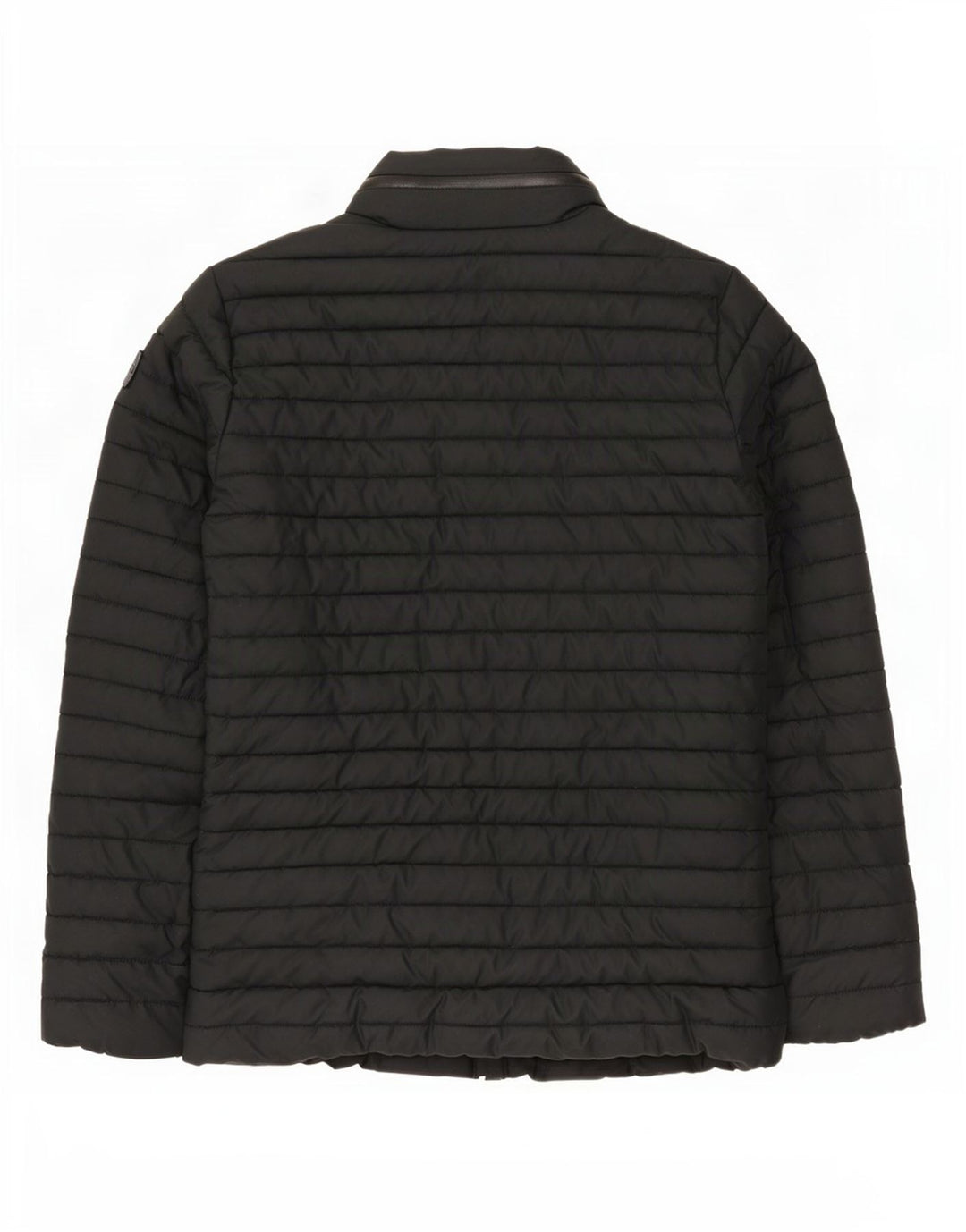Superdry Veste matelassée à capuche pour hommes UK 40 Large Bleu Marine Polyester