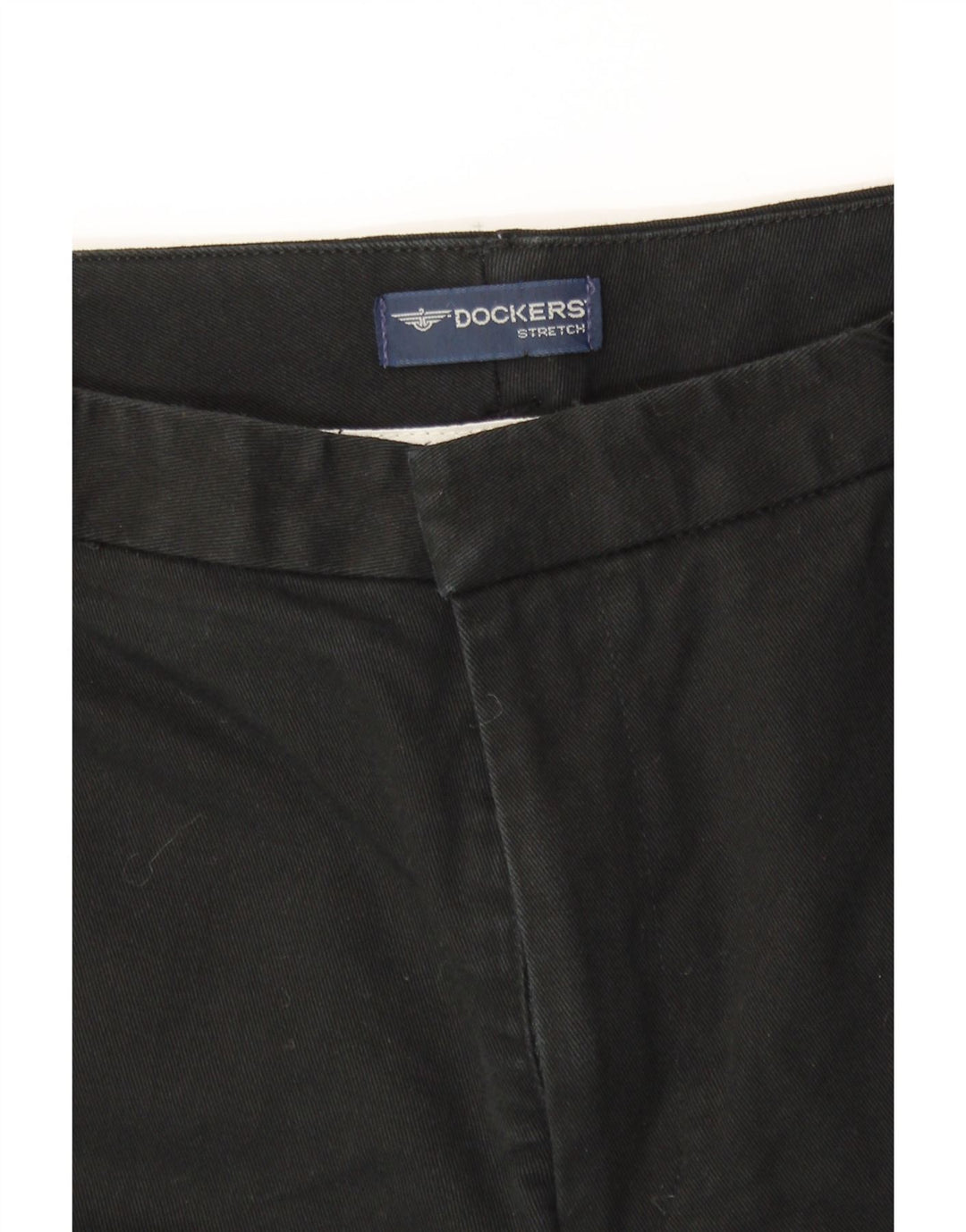 DOCKERS Womens Straight Casual Trousers W32 L32 Black