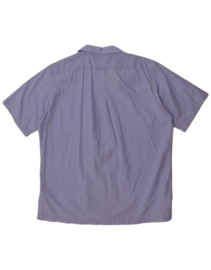 Polo Ralph Lauren Mens Short Sleeve Shirt Medium Blue Cotton