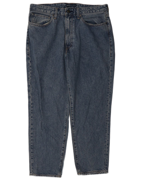 Мужские широкие зауженные джинсы Levi's W34 L26, синие, хлопок