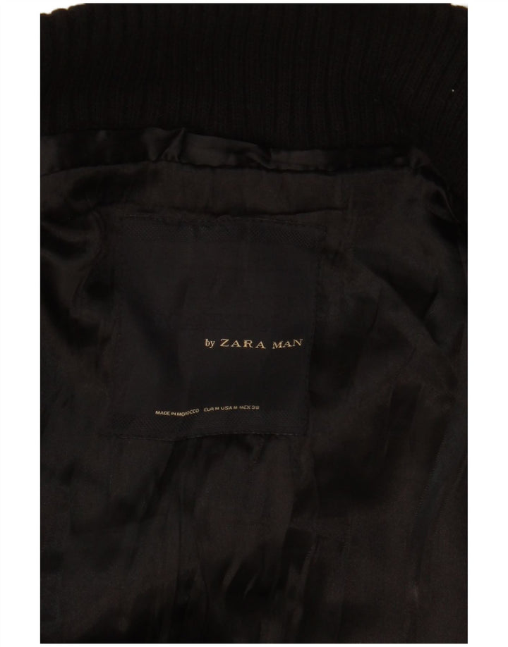 Trench pentru bărbați Zara UK 38 Medium Negru