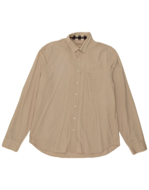 Burberry Chemise Homme XL Coton Beige