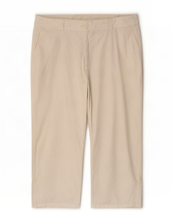 Женские прямые капри Marks & Spencer UK 16, большие W40 L20, белые