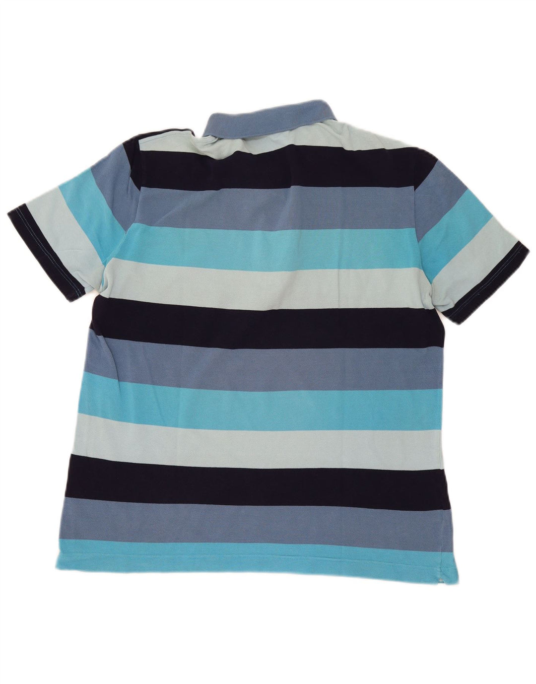 Polo da uomo Lacoste taglia 5 grande in cotone a righe multicolori