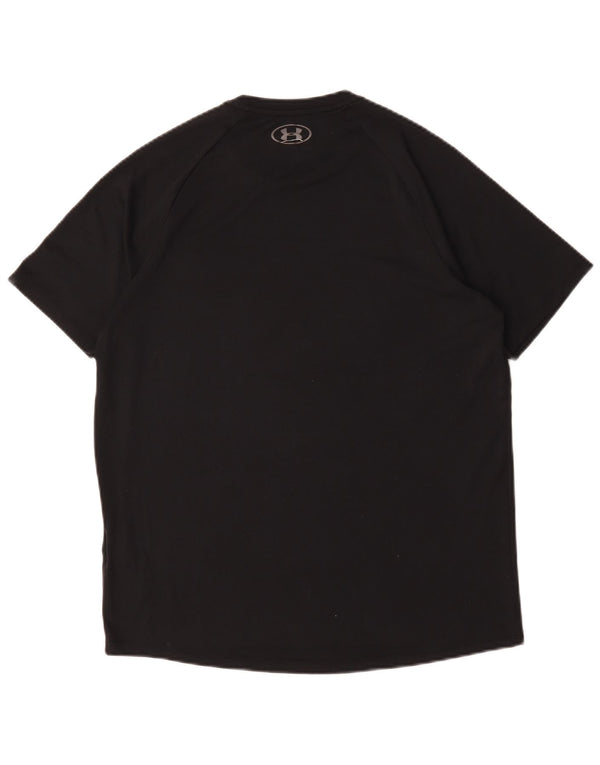 Under Armour Mens T-Shirt Top Medium Black Polyester
