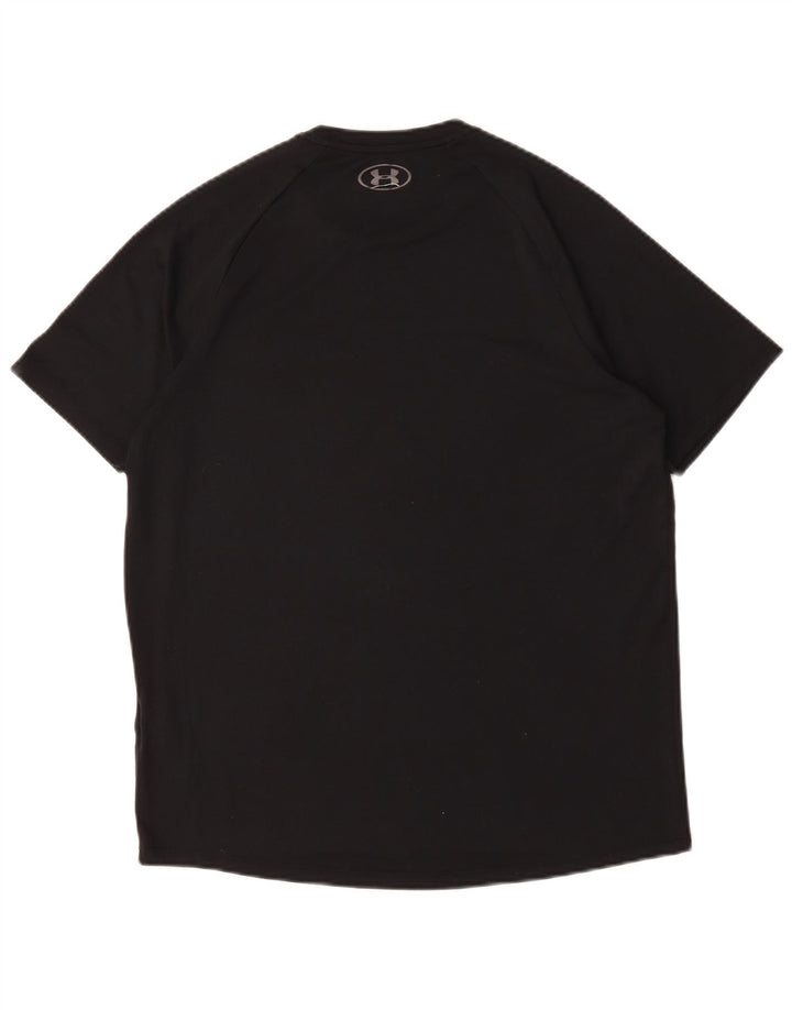 Tricou Under Armour pentru bărbați Top Mediu Poliester Negru