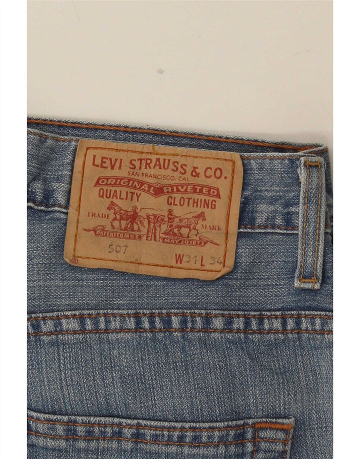 Мужские джинсы Levi's 507 Slim Bootcut W31 L34 Синие, хлопок