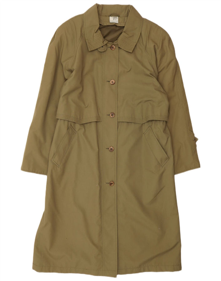 Trench lungo oversize da donna CLASSIC UK 16 grande poliestere kaki