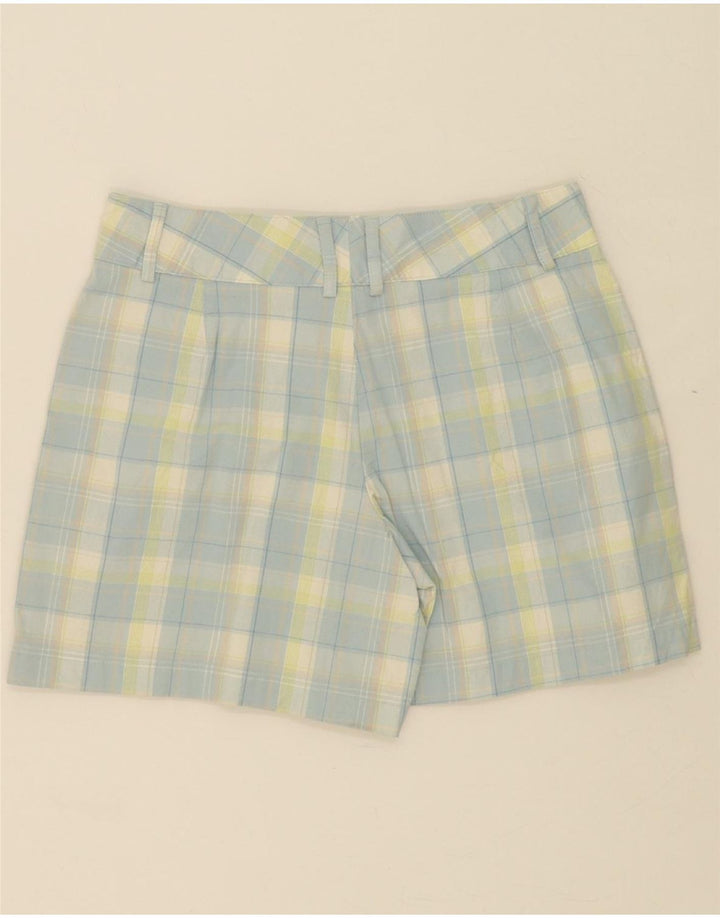 DOCKERS Womens Favorite Fit Casual Shorts US 8 Medium W30  Blue Check Vintage Dockers and Second-Hand Dockers from Messina Hembry 