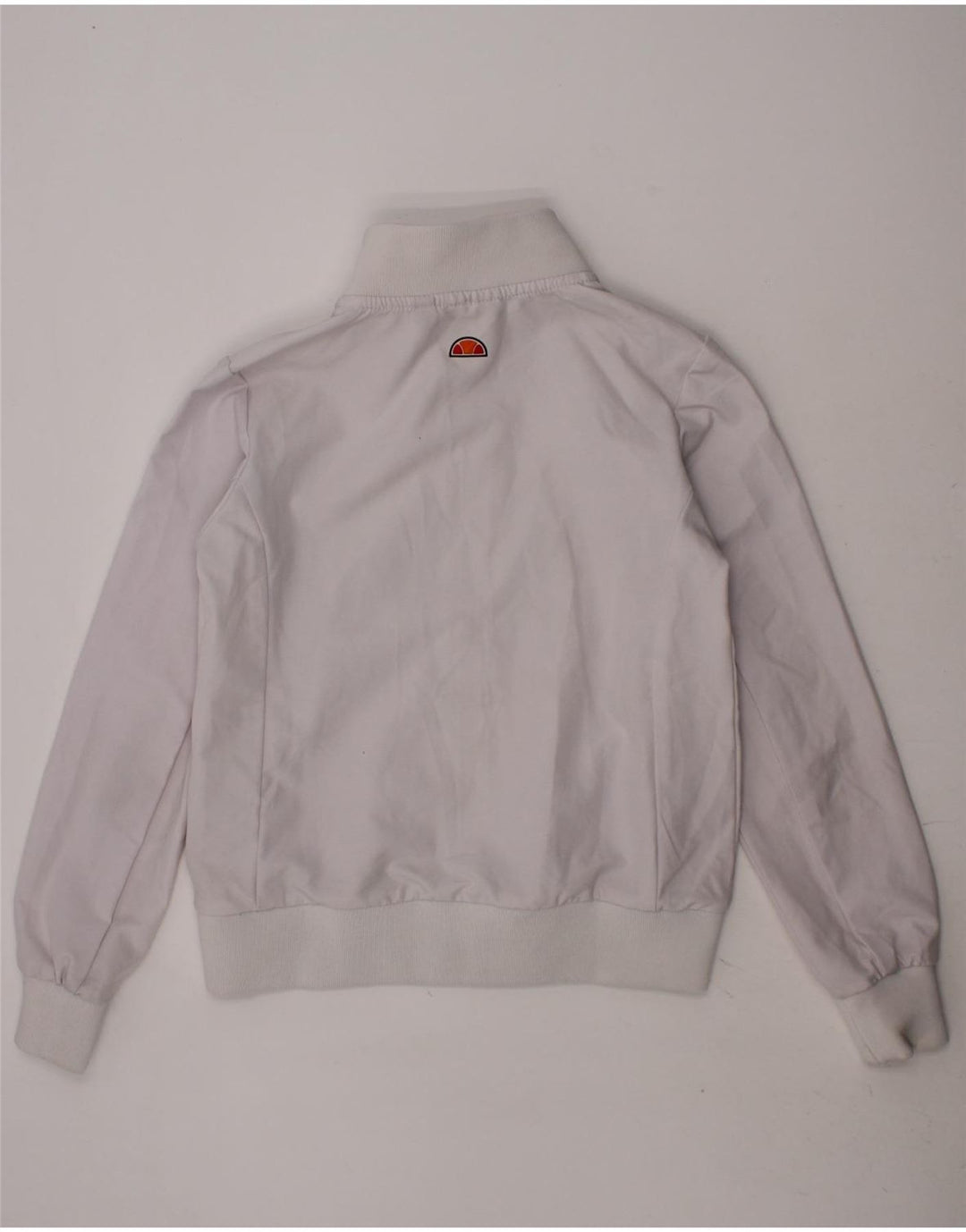 ELLESSE Girls Tracksuit Top Jacket 7-8 Years Off White Polyester Vintage Ellesse and Second-Hand Ellesse from Messina Hembry 