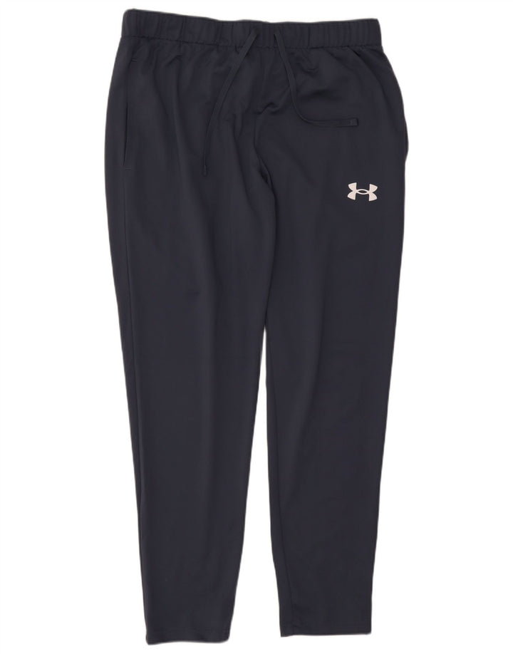 Under Armour Mens Tracksuit Trousers XL Navy Blue Polyester