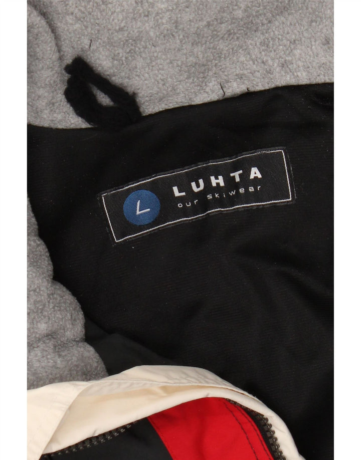 Luhta Herren Skijacke UK 40 Large Marineblau Colourblock Polyamid