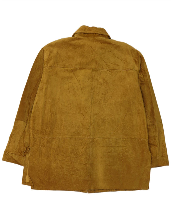 Vintage női velúr dzseki IT 48 XL Khaki