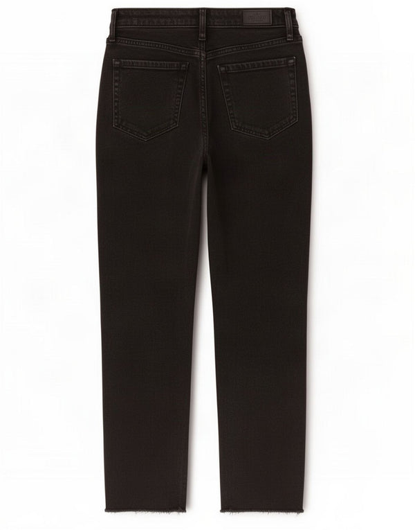 Hollister Womens Mom Ultra High-Rise Tapered Jeans US 0 XS W24 L25 Black