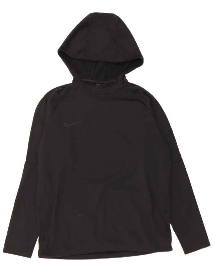 Męski sweter z kapturem Nike Dri Fit, średni czarny poliester