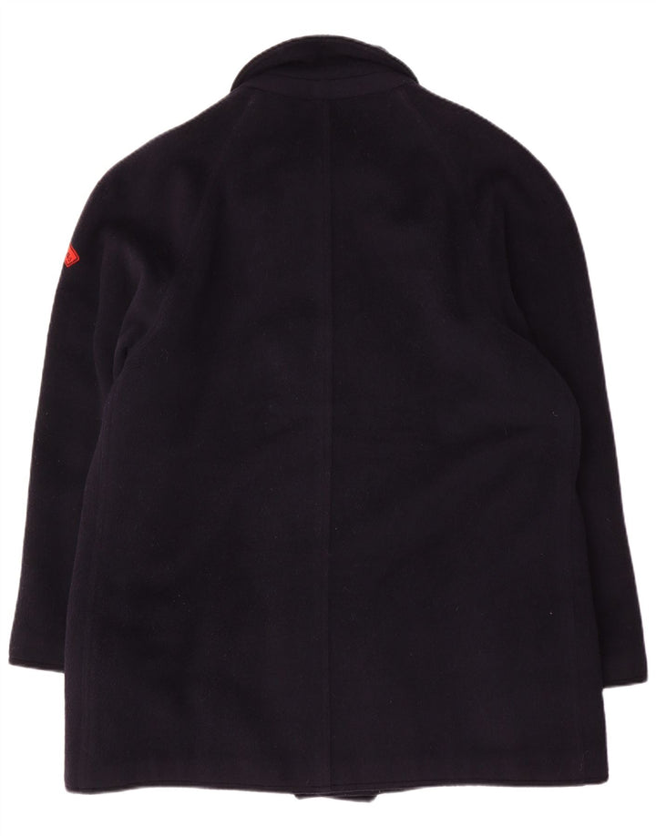 Cappotto Doppiopetto Uomo Les Copains IT 48 Medio Blu Navy Cashmere