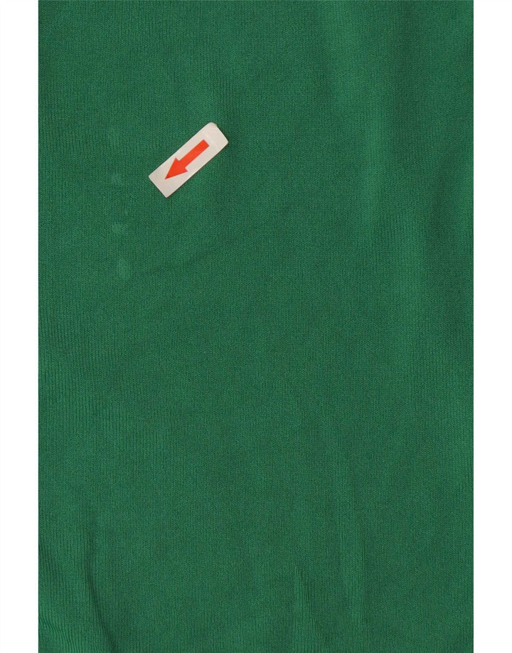 Zara Womens Cardigan Sweater UK 12 Medium Green Rayon