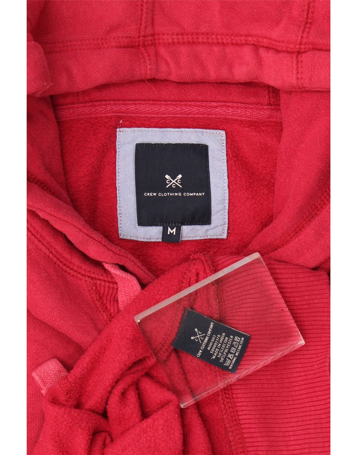 Crew Clothing Mens Hoodie Jumper Medium Pink Cotton