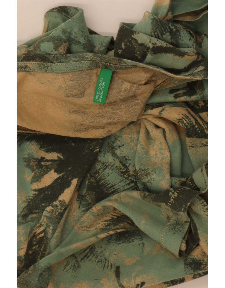 T-shirt da uomo Benetton Top Small verde hawaiano