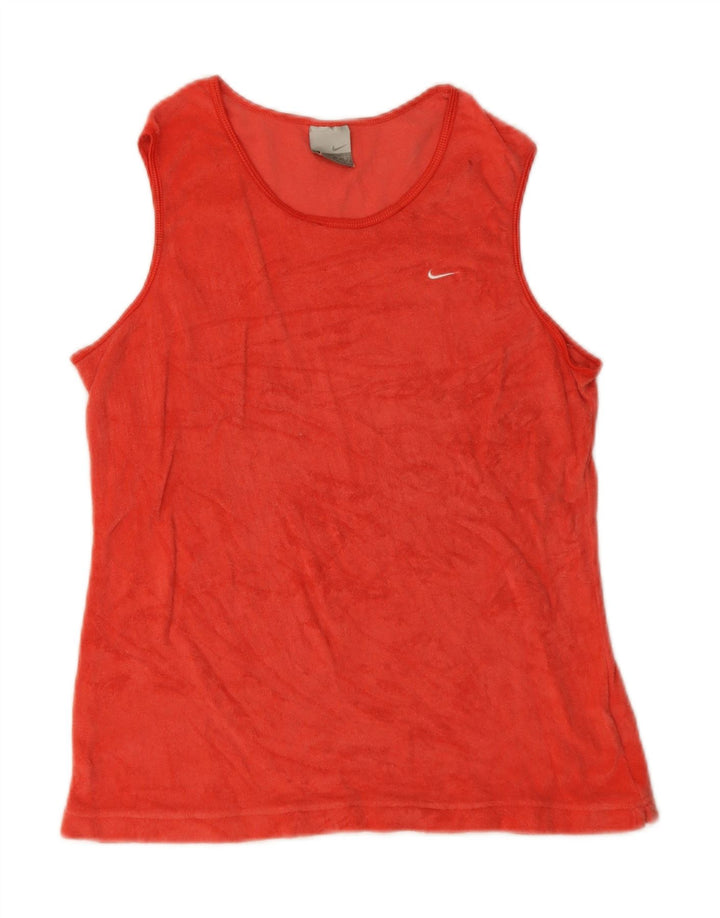 Damska koszulka z kamizelką Nike US 12/14, duża, czerwona, bawełniana