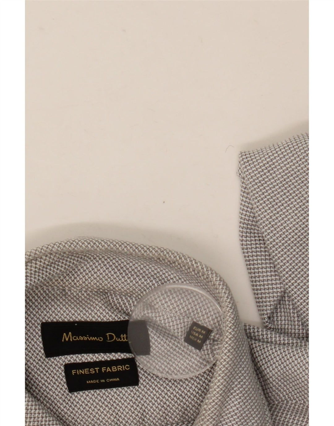 Massimo Dutti Mens Shirt Medium Grey
