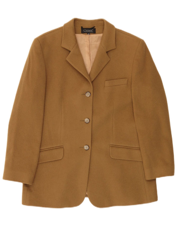 Clement Dame 3-knaps blazerjakke IT 42 Medium Beige Cashmere