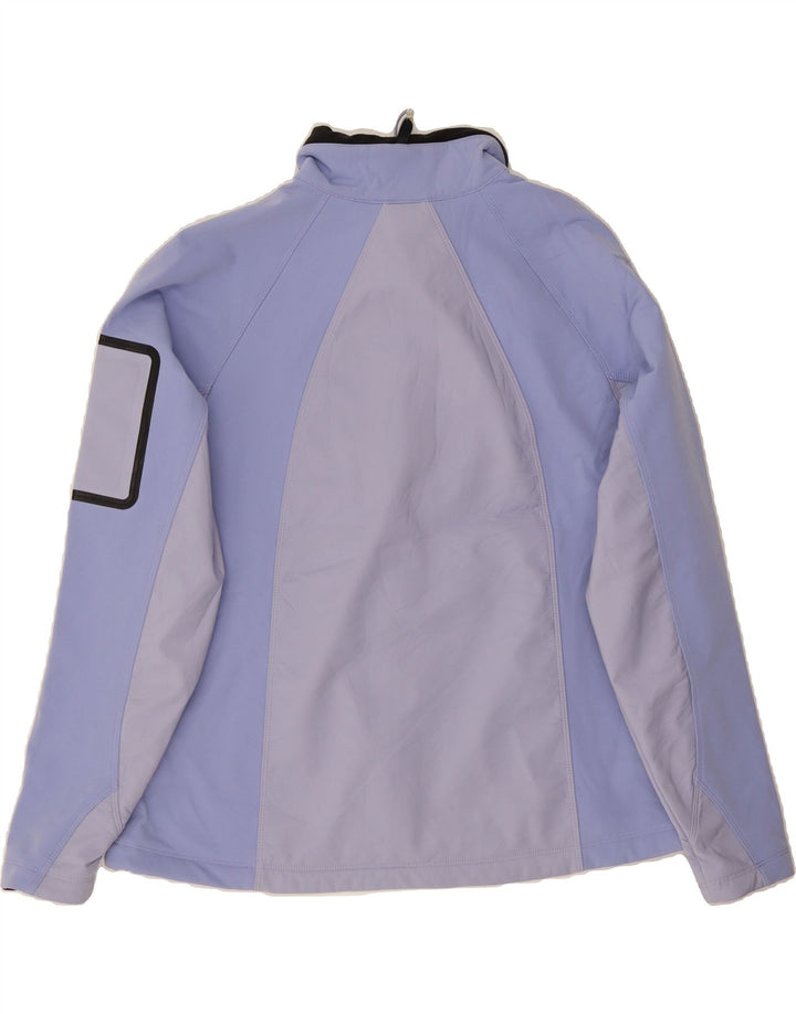 L.L.BEAN Womens Rain Jacket UK 18 XL Purple Colourblock Polyester Vintage L.L.Bean and Second-Hand L.L.Bean from Messina Hembry 