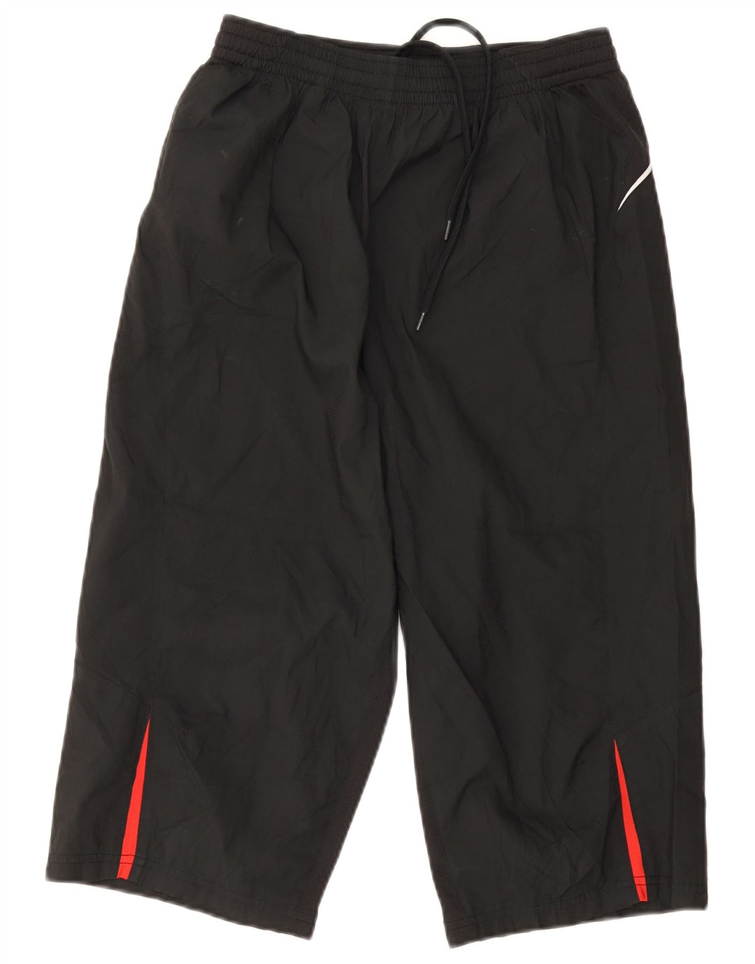 Nike Herren-Capri-Trainingshose aus mittelschwarzem Colourblock-Polyester