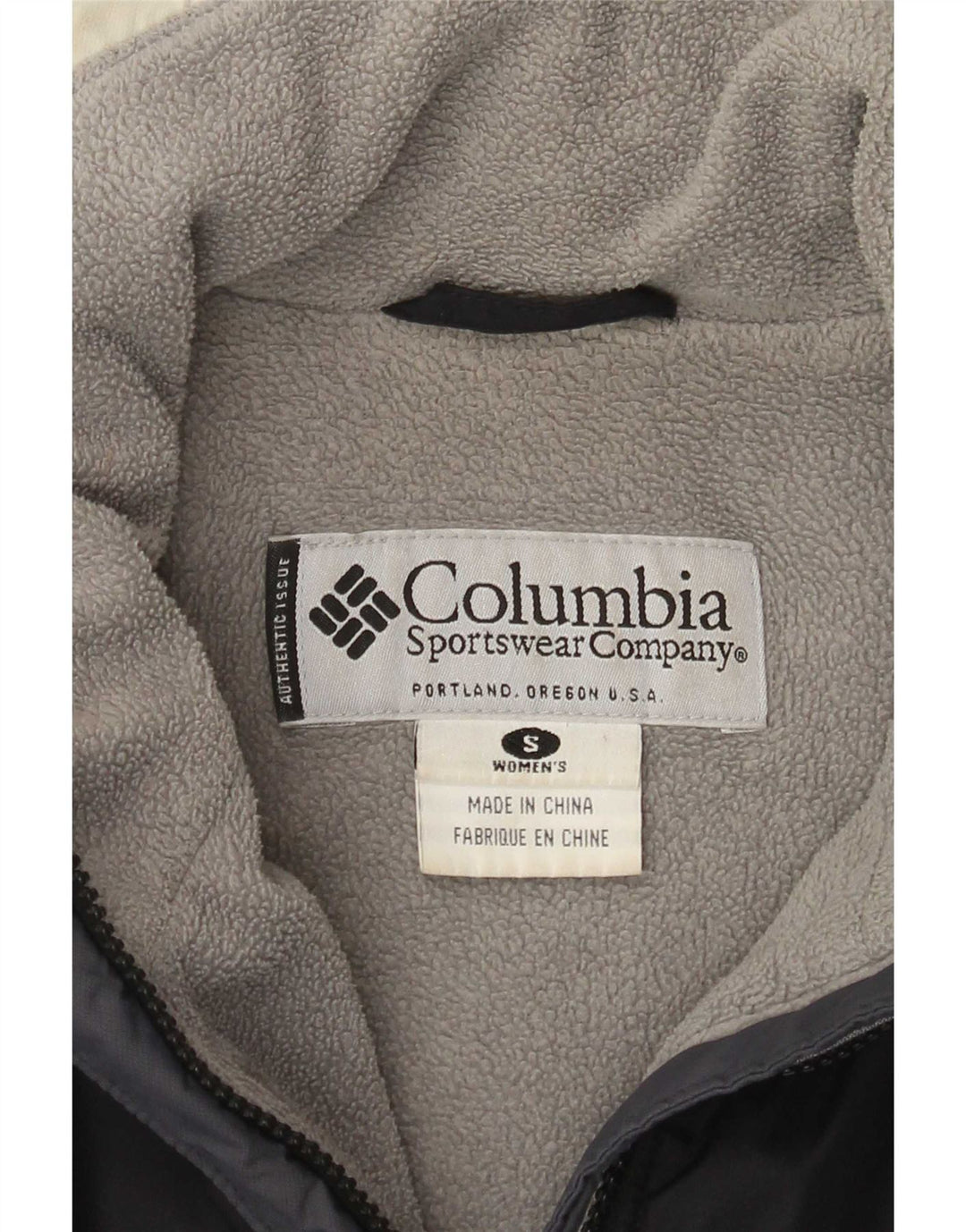 Columbia Womens Ski Jacket UK 10 Small Navy Blue Colourblock
