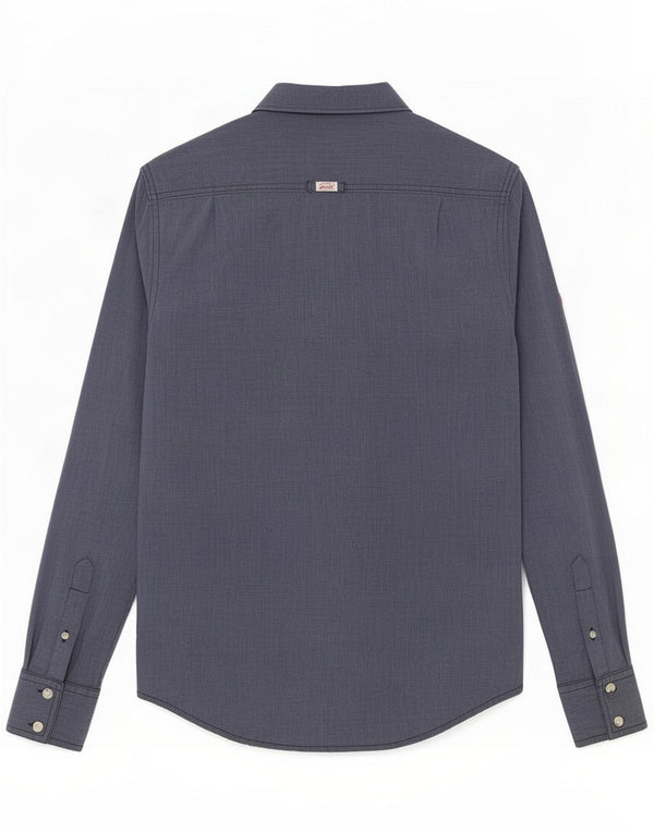 Superdry Herreskjorte Medium Blue Cotton