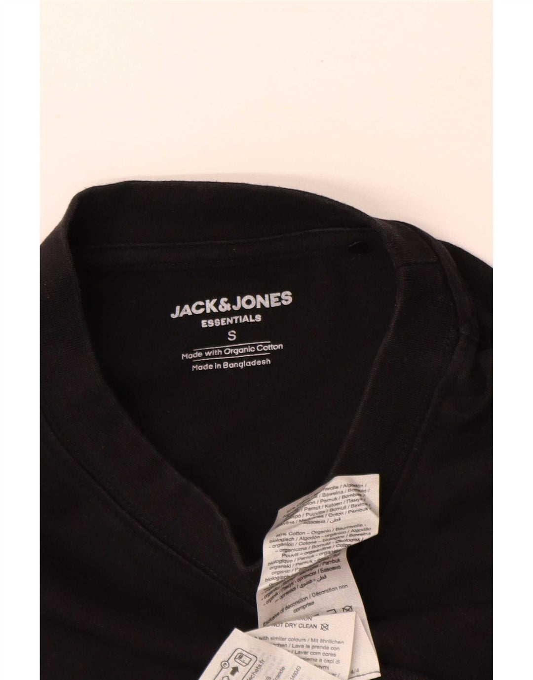 Jack & Jones Herre Loose Fit T-Shirt Top Lille Sort