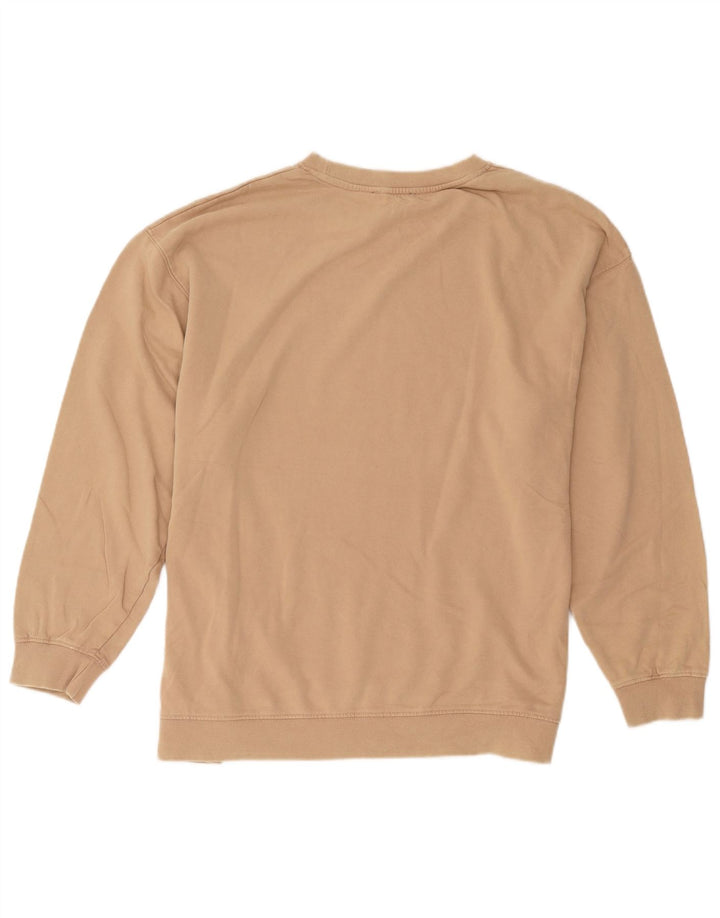 Zara Womens Oversized Sweatshirt Jumper UK 14 Large Beige