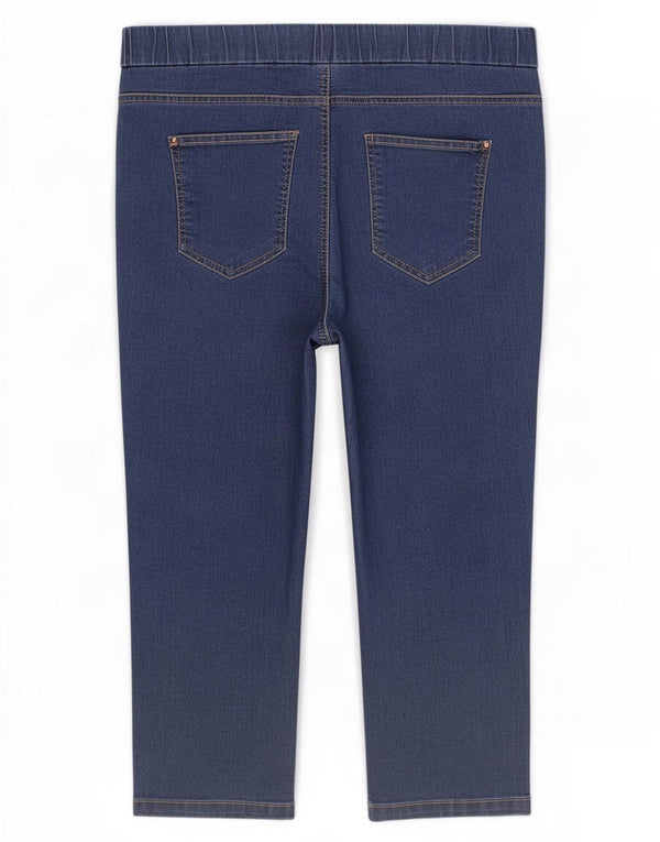 Jeans Capri da donna Marks & Spencer UK 18 XL W38 L21 Cotone blu