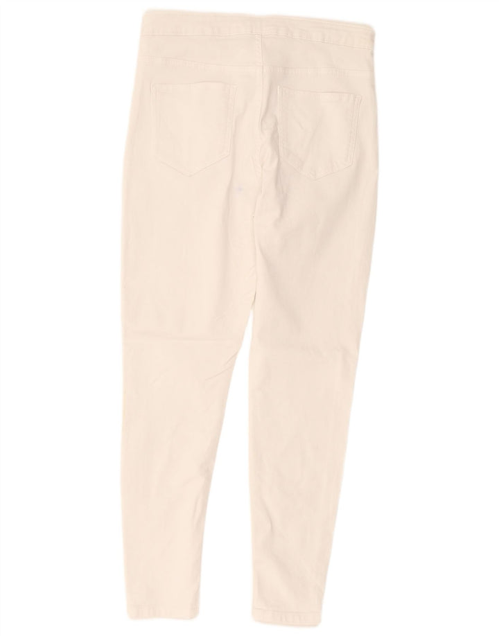 Marks & Spencer Womens Regular Skinny Jeans UK 14 Medium W30 L27 White