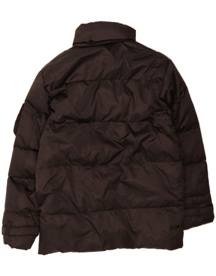 VINTAGE Mens Padded Jacket UK 42 XL Black Polyester Vintage Vintage and Second-Hand Vintage from Messina Hembry 