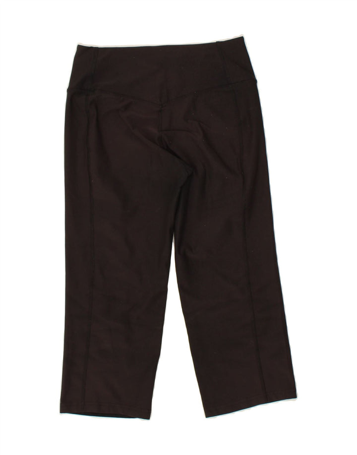 NIKE Womens Dri Fit Capri Tracksuit Trousers UK 8 Small  Black Polyester Vintage Nike and Second-Hand Nike from Messina Hembry 
