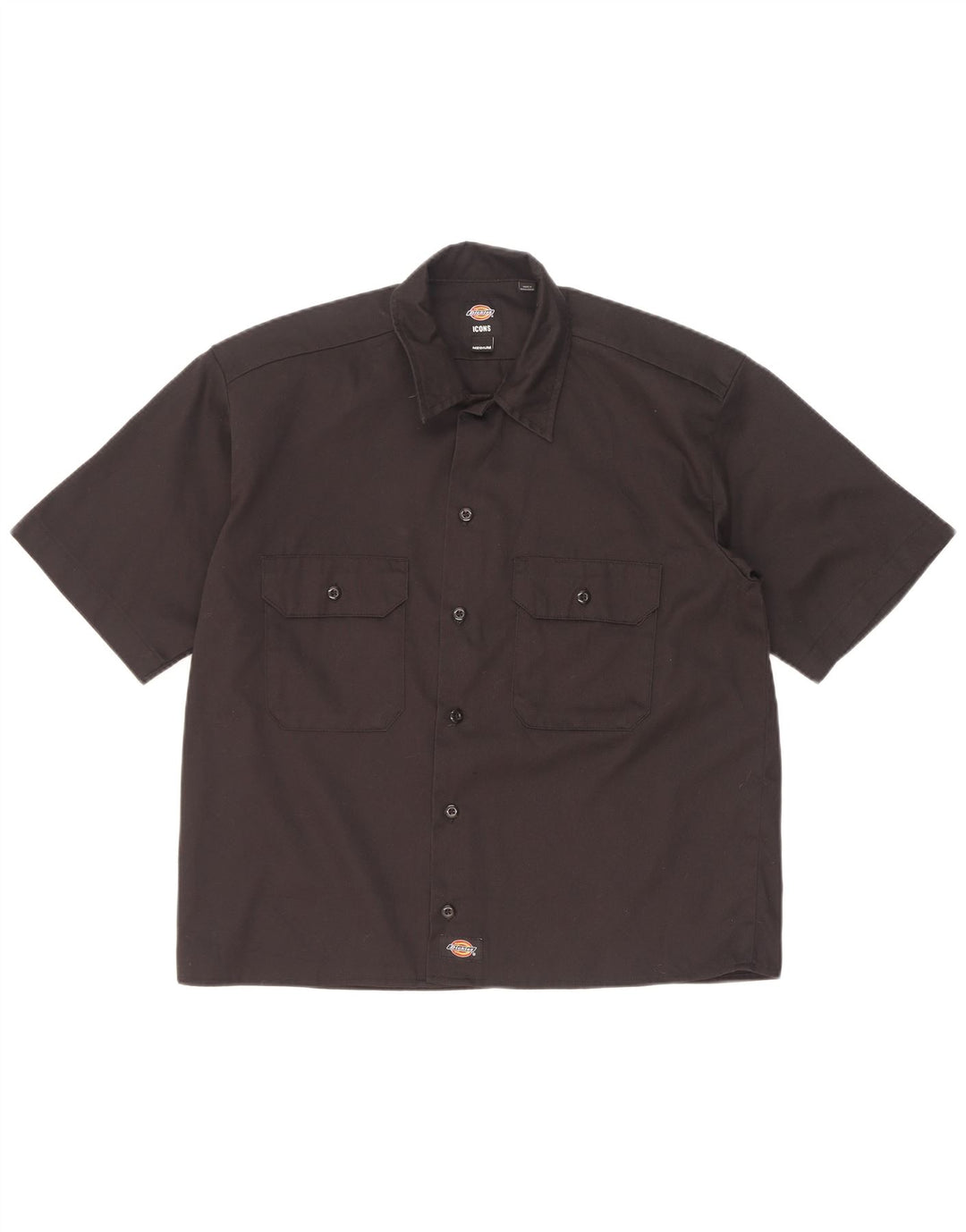 Мужская рубашка с коротким рукавом Dickies, средний черный полиэстер