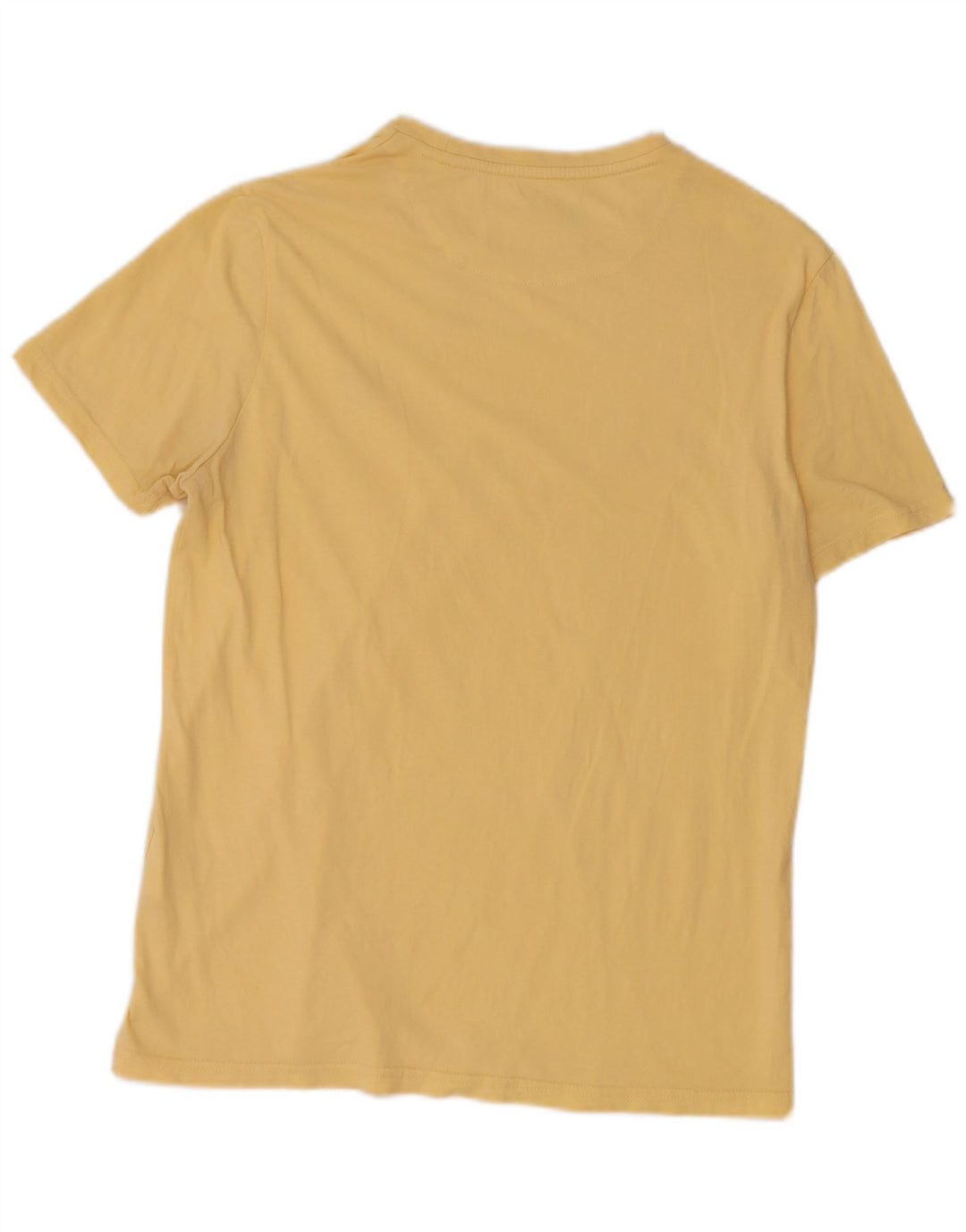 LYLE & SCOTT Herre T-Shirt Top Lille Gul Bomuld