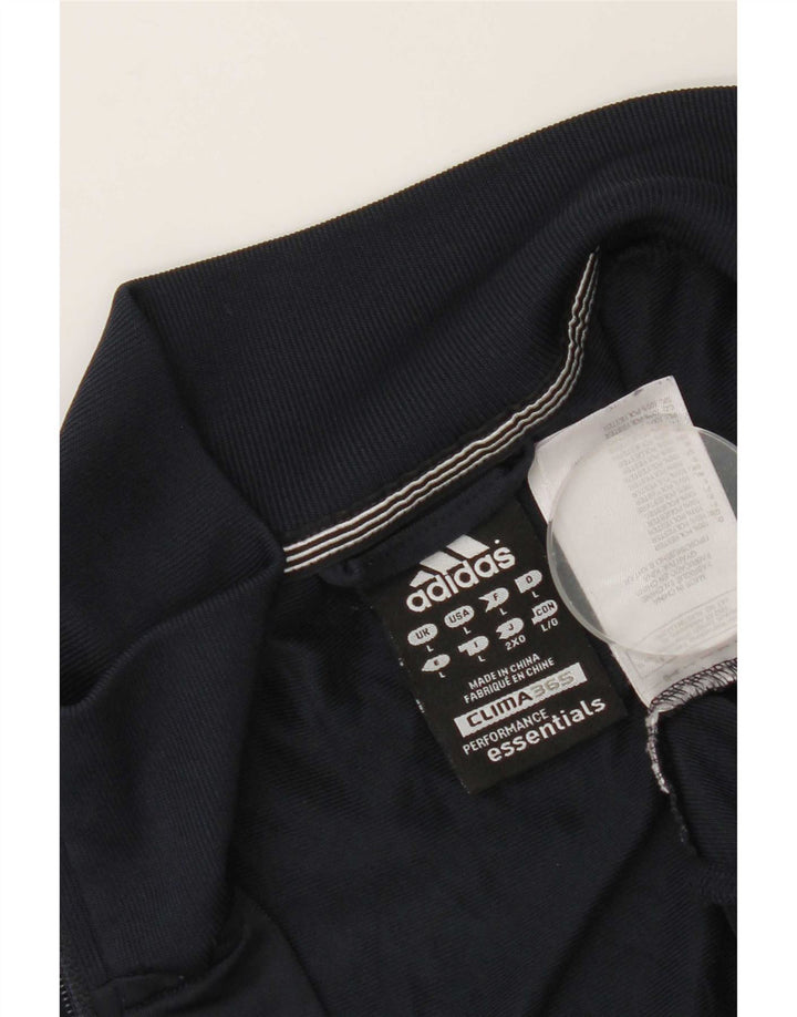 Adidas Hommes Clima 365 Survêtement Top Veste Grand Bleu Marine Polyester