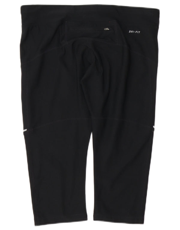 Nike Dame Dri Fit Bermuda Sport Shorts UK 16 Large Sort