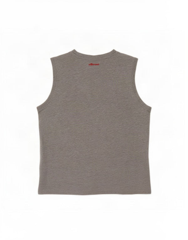 Canotta grafica da donna Ellesse UK 18 XL Cotone grigio