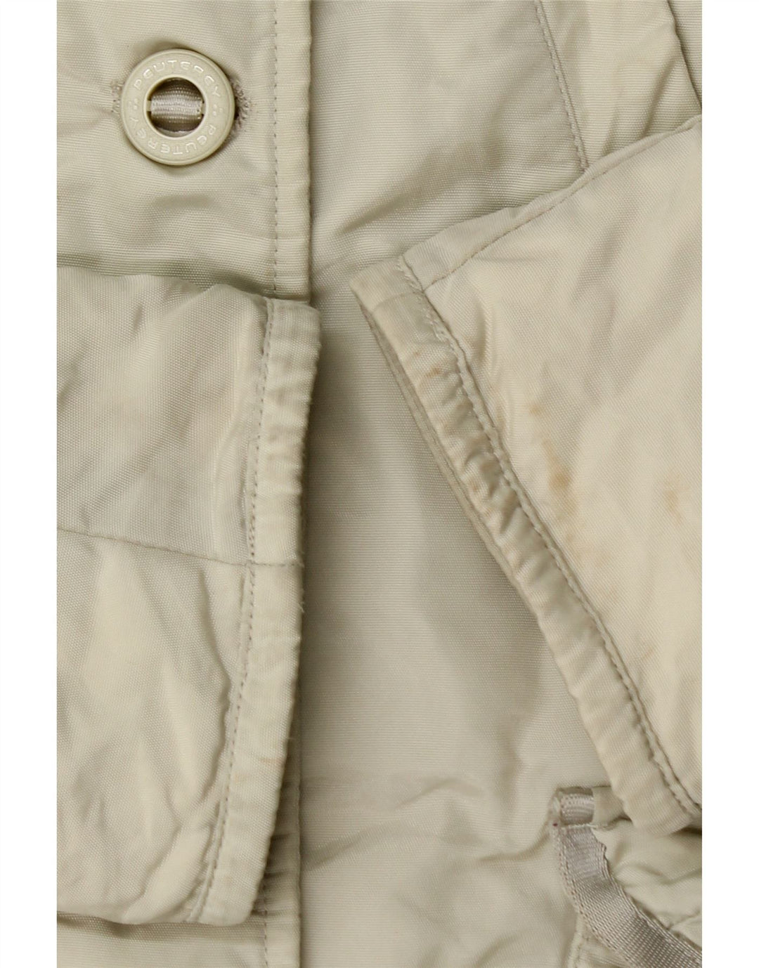 PEUTEREY Giacca pratica con cappuccio per ragazze 9-10 anni Large in poliammide bianco sporco