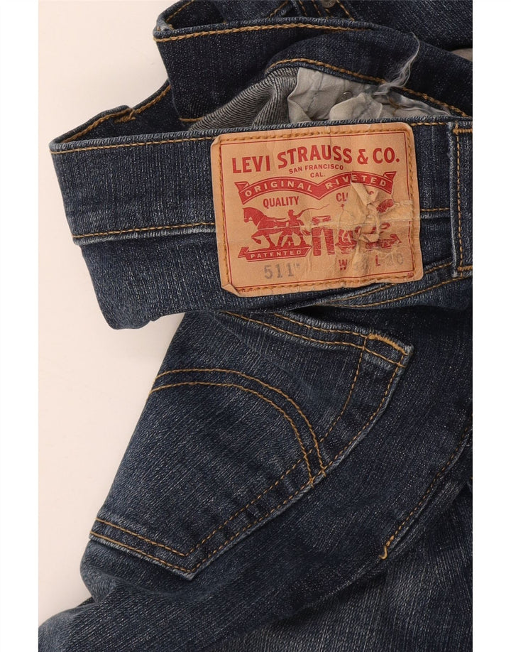 Męskie jeansy Levi's 511 Skinny W38 L30 Niebieskie