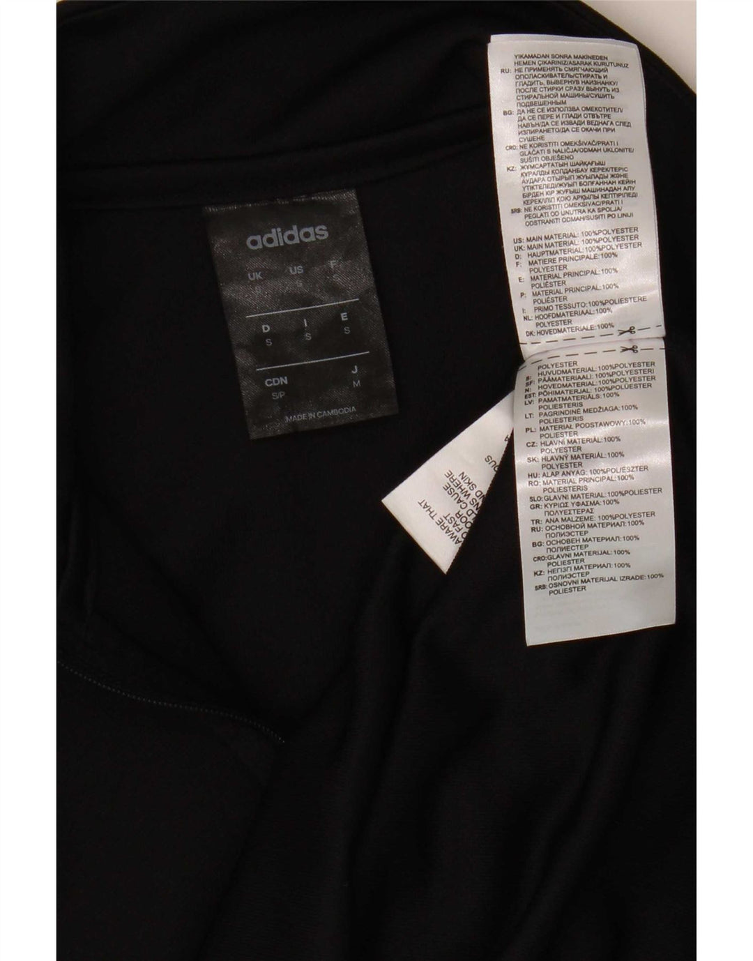 Adidas Herre Climalite Pullover med lynlås-hals Træningsdragt Top Lille sort polyester