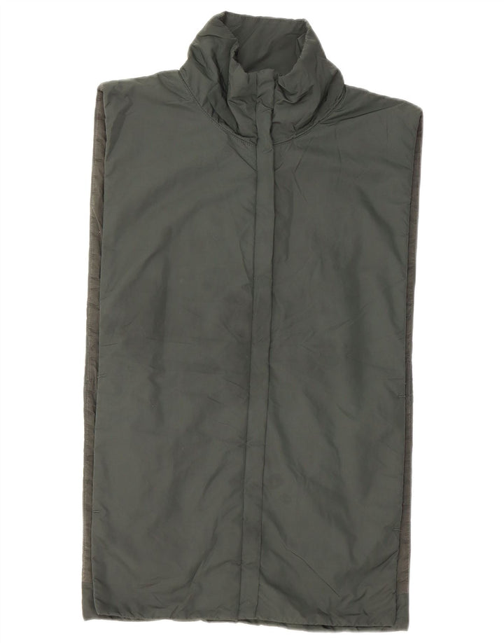 Cos Womens Poncho Gilet One Size Khaki Polyester