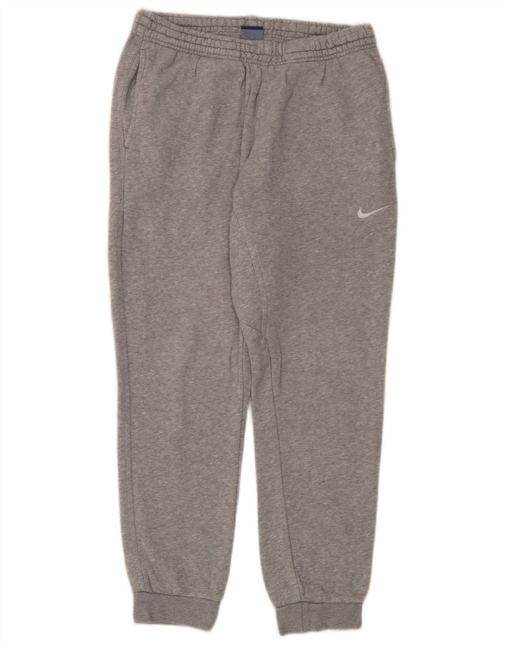 Nike Mens Tracksuit Trousers Joggers Large  Grey Cotton