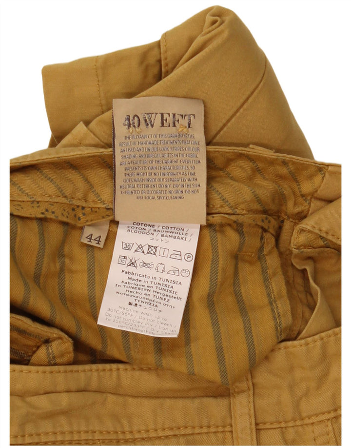 40Weft Mens Cargo Shorts IT 44 XS W32  Brown Cotton