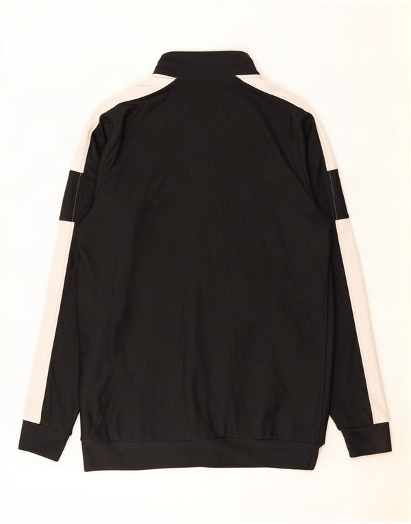Under Armour Mens Tracksuit Top Jacket Small Black Colourblock Polyester