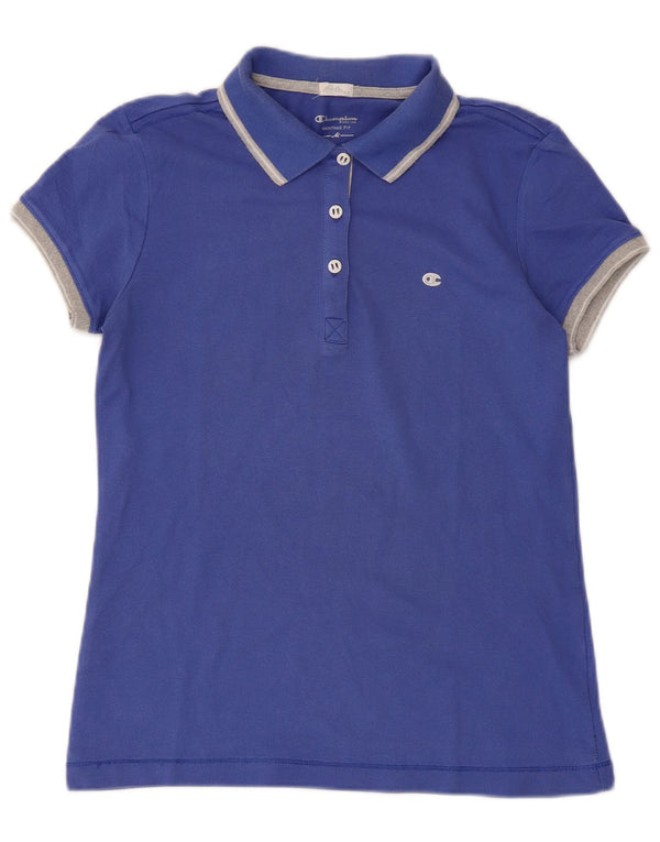 Polo Champion da donna Heritage Fit UK 12 Colorblock blu medio