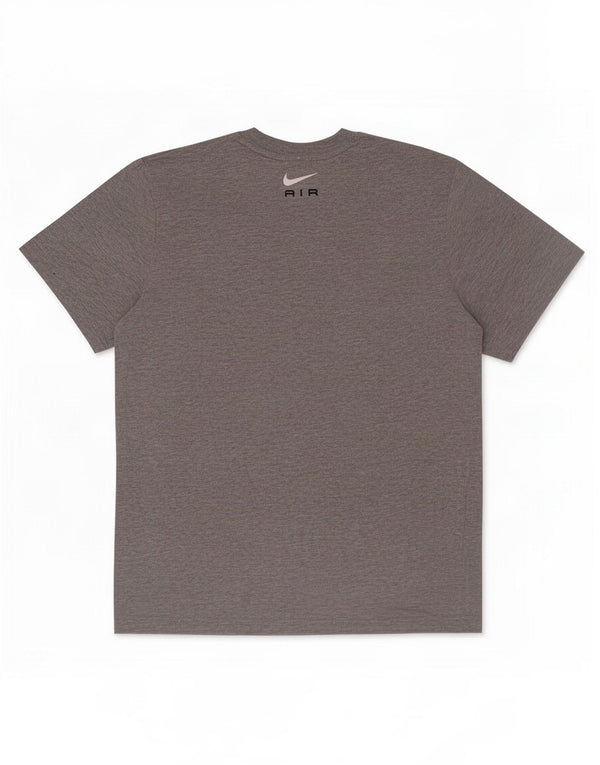 Nike Womens Graphic T-Shirt Top UK 12 Medium Grey Cotton